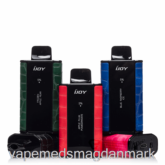 Vape Væske Ijoy Kaptajn 10000 Engangs Blå Bær